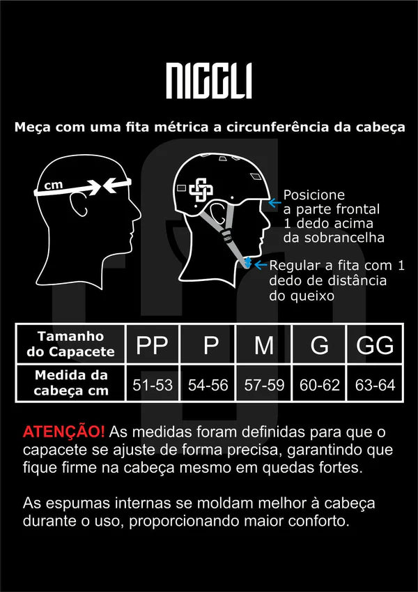 Capacete Niggli Pró Felipe Zambardino Bege
