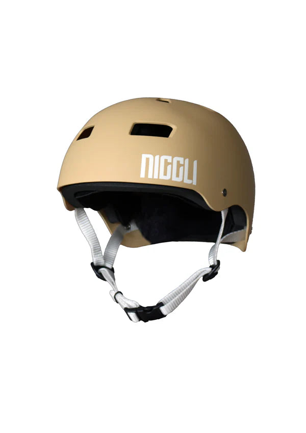 Capacete Niggli Pró Felipe Zambardino Bege