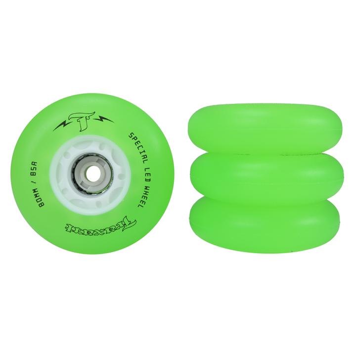 4 Traxart 80mm 83A Led Wheels