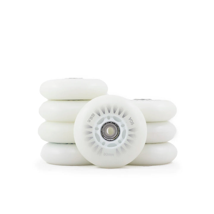 8 Rodas Led Creme Inline 76mm 90A