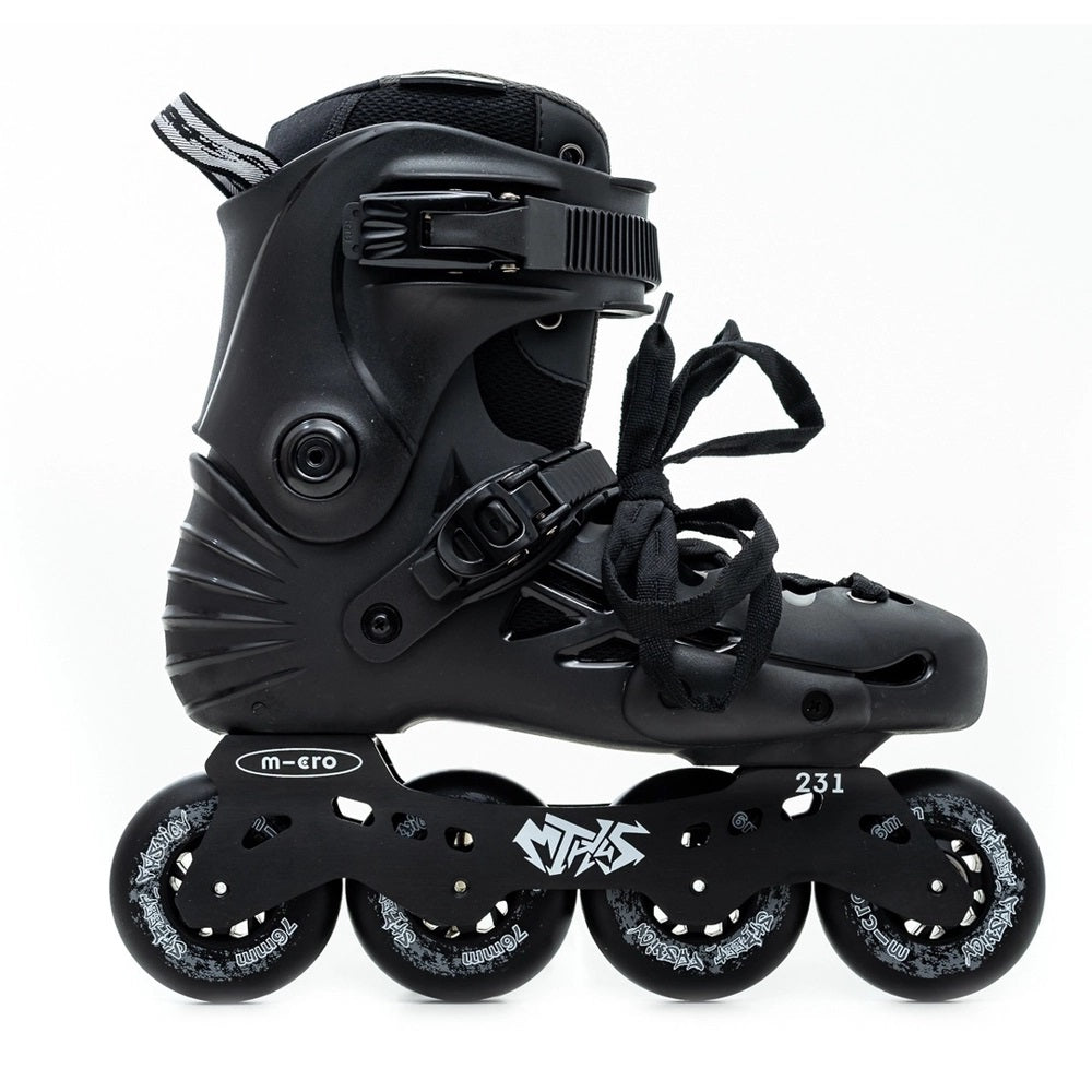 Patins Micro Skate MT Plus Preto 80mm Profissional