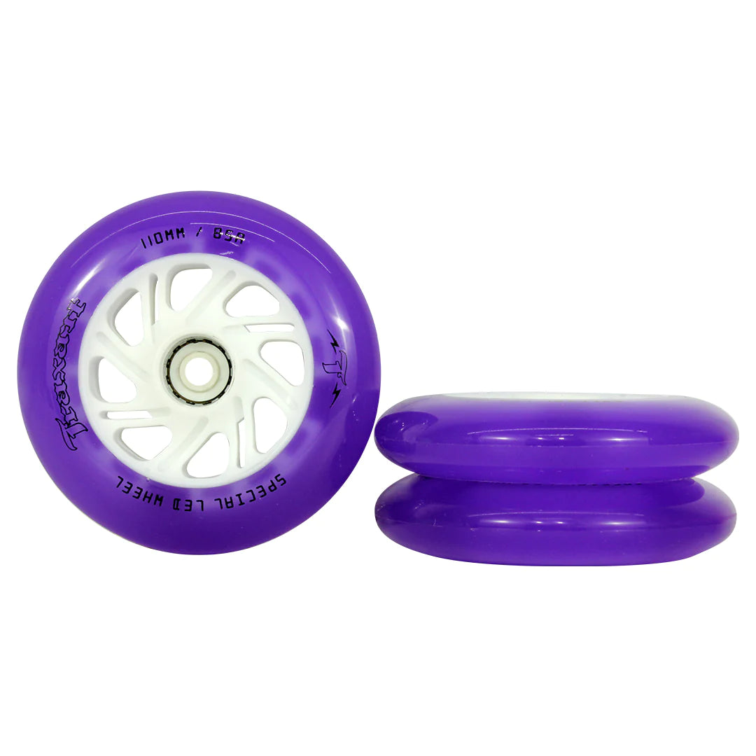 Rodas de LED Traxart Special 110mm Roxa 6un