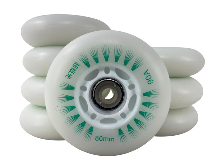8 Rodas Led Creme Inline 76mm 90A