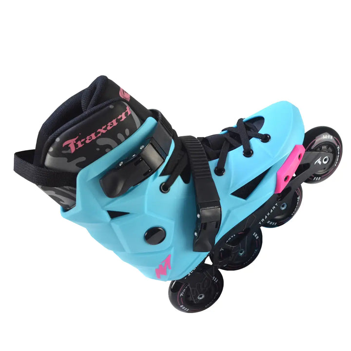 Patins Inline Traxart Revolt Azul Roller Profissional