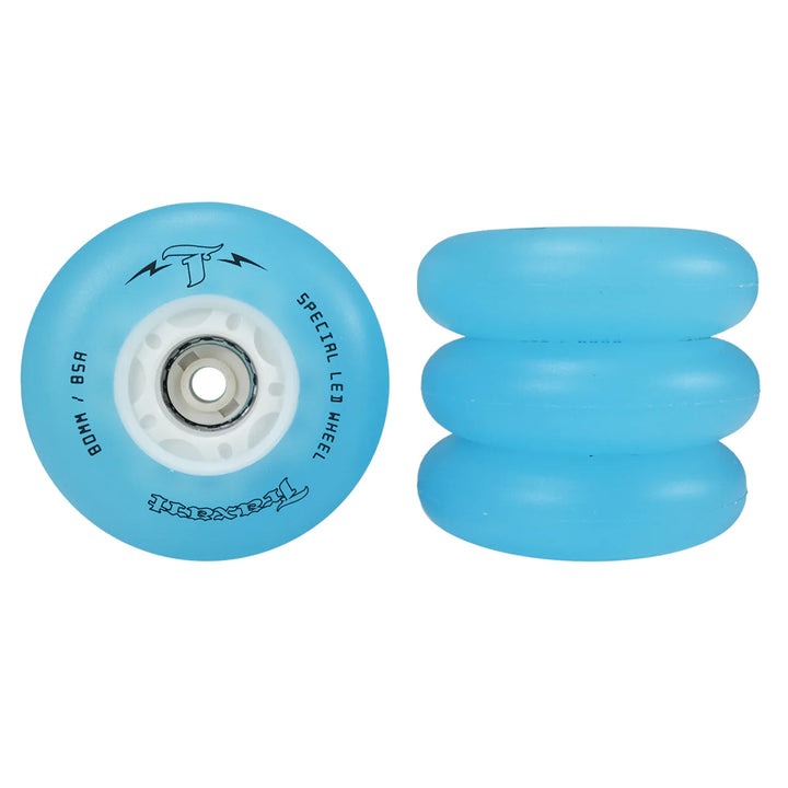 4 Traxart 80mm 83A Led Wheels