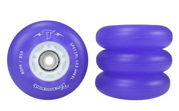 4 Traxart 80mm 83A Led Wheels