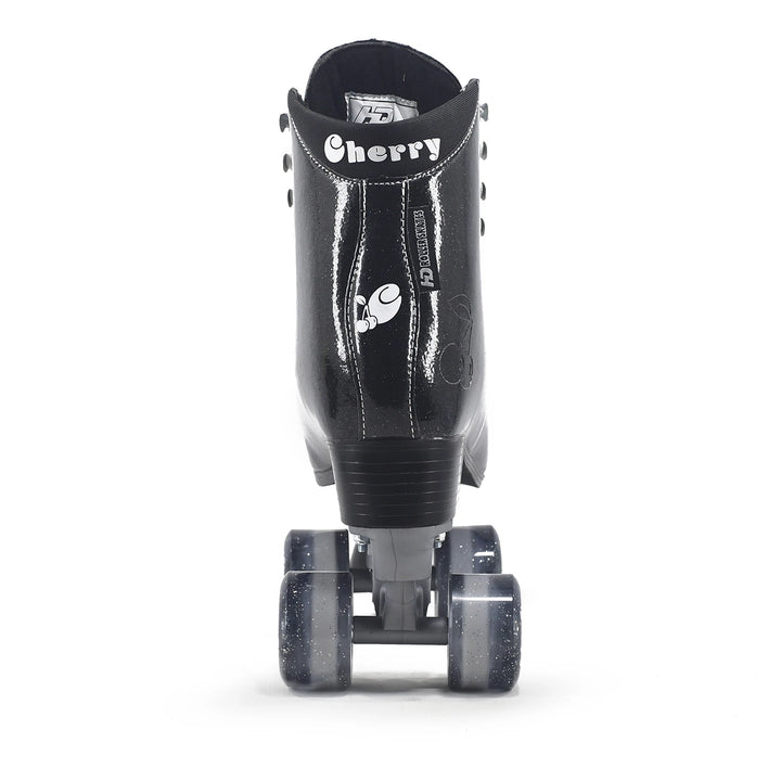 Patins Quad HD Cherry 4 Rodas Tradicional Abec-7 Black Glitter