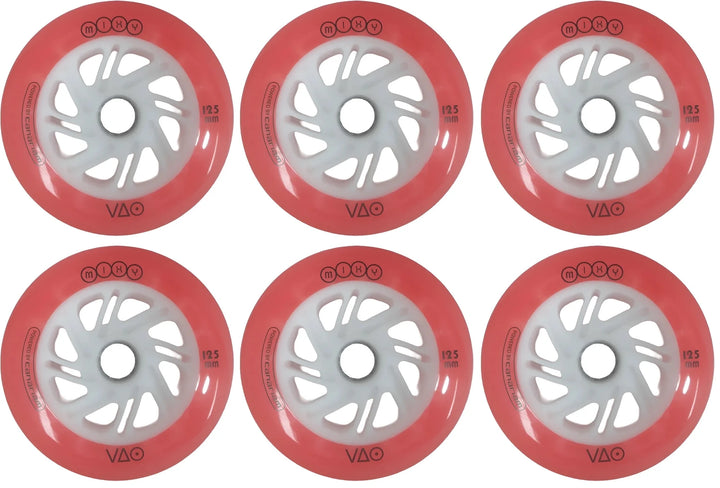 Rodas Canariam VAO Mixy LED Rosa 125mm 6un
