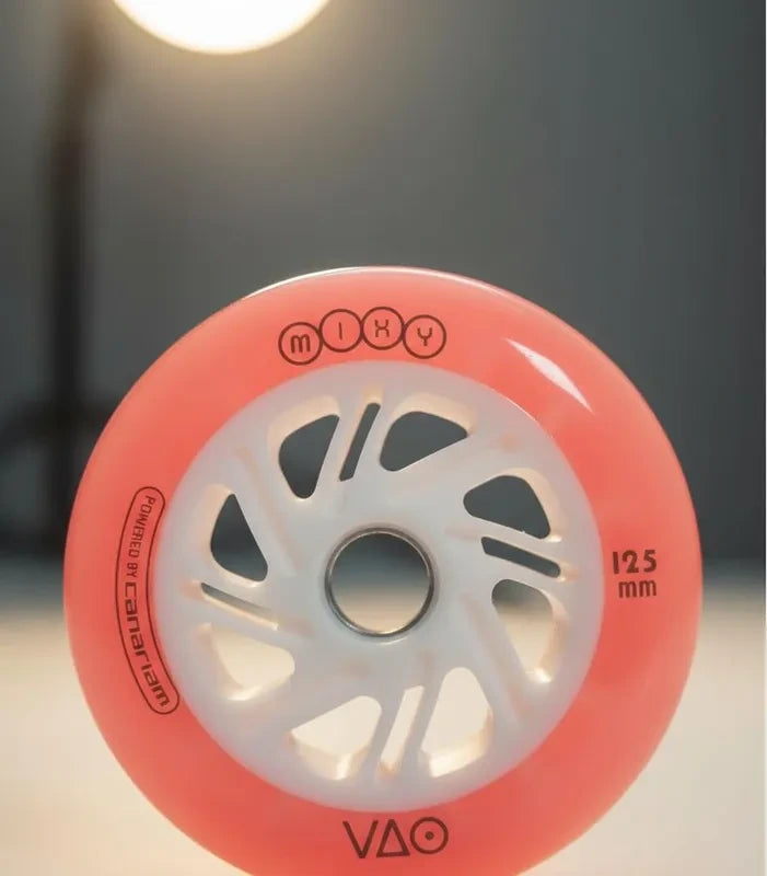 Rodas Canariam VAO Mixy LED Rosa 125mm 6un