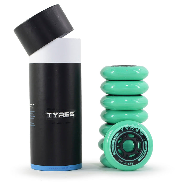 Set of 8 Wheels Hd Inline 80mm 85a Tires Technology