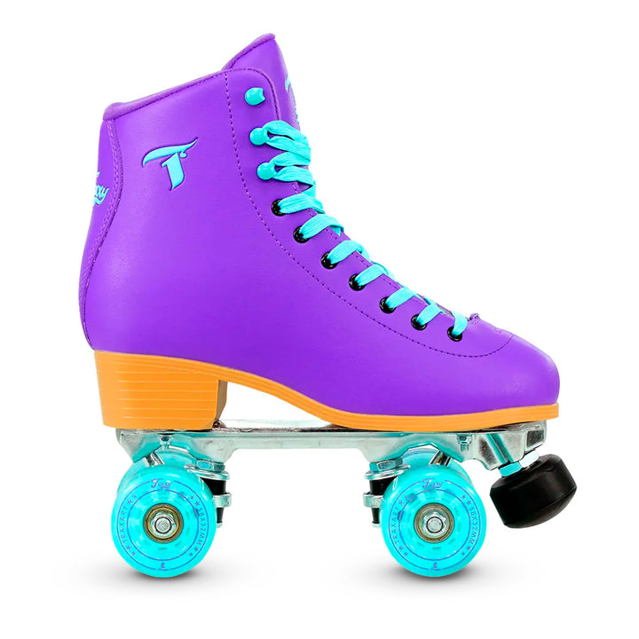 Patins Quad Traxart Foxxy Roxo - 58mm X 32mm Abec-5