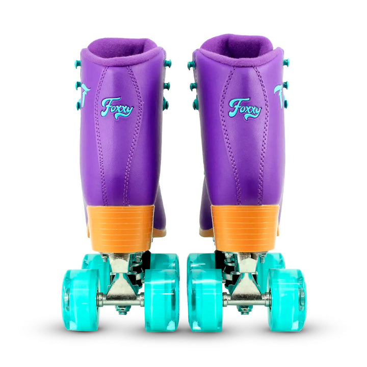 Patins Quad Traxart Foxxy Roxo - 58mm X 32mm Abec-5