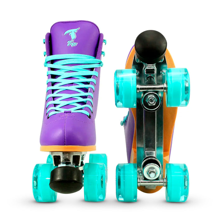 Patins Quad Traxart Foxxy Roxo - 58mm X 32mm Abec-5