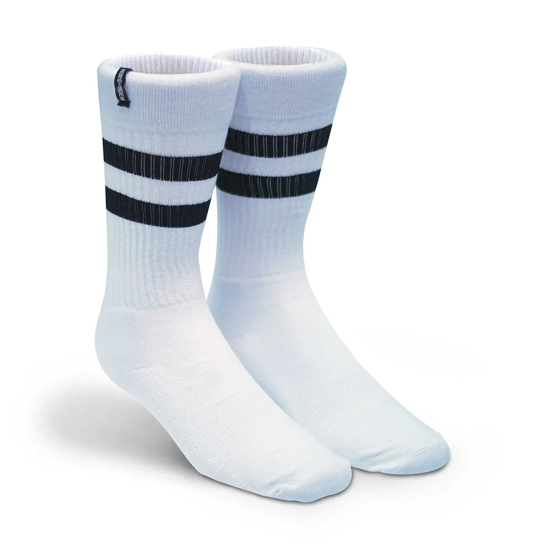 Norden Old School White Sports Sock for Skates