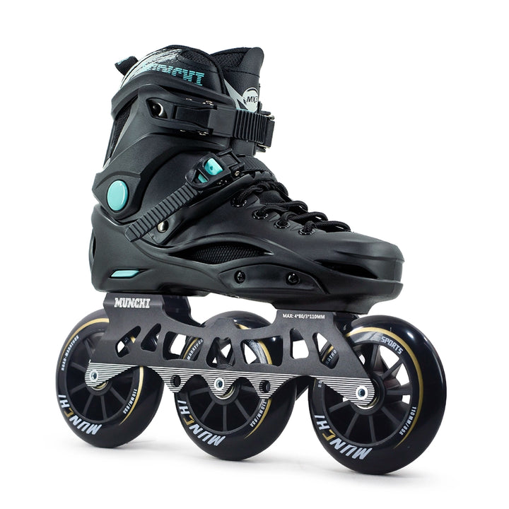 Patins 3 Rodas Munchi MX3 110mm Abec 9 Base híbrida