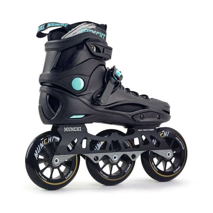 Patins 3 Rodas Munchi MX3 110mm Abec 9 Base híbrida
