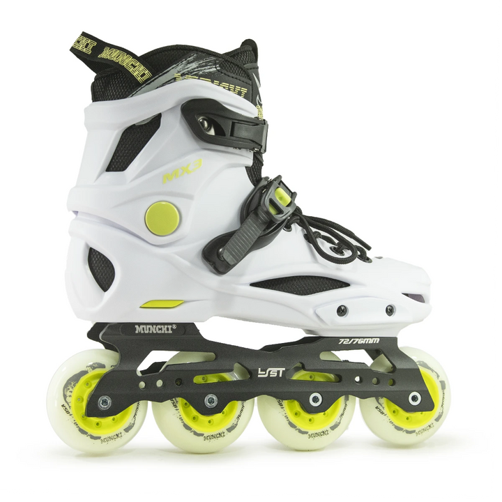 Patins Urbano Freestyle Munchi MX3 White Profissional Hardboot
