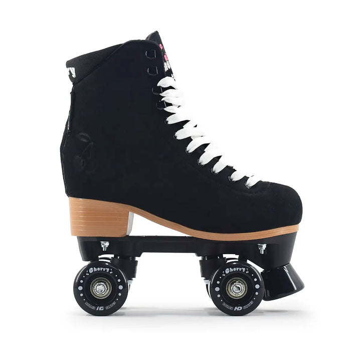 Patins Quad HD Cherry 4 Rodas Tradicional Preto Veludo