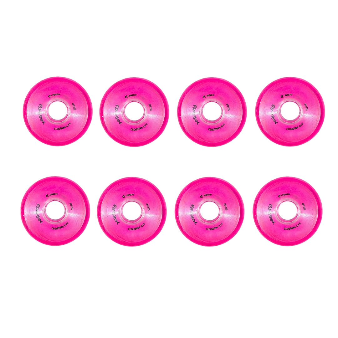8 Rodas Mellon de alta Performance 80mm 85a Cor Rosa