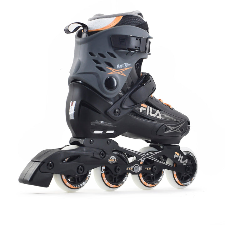 Patins Fila Houdini Profissional Cinza Salmão 80mm Abec 7