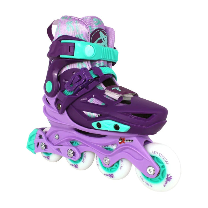 Traxart Children's Skates Adjustable X-Light With LED Abec-9