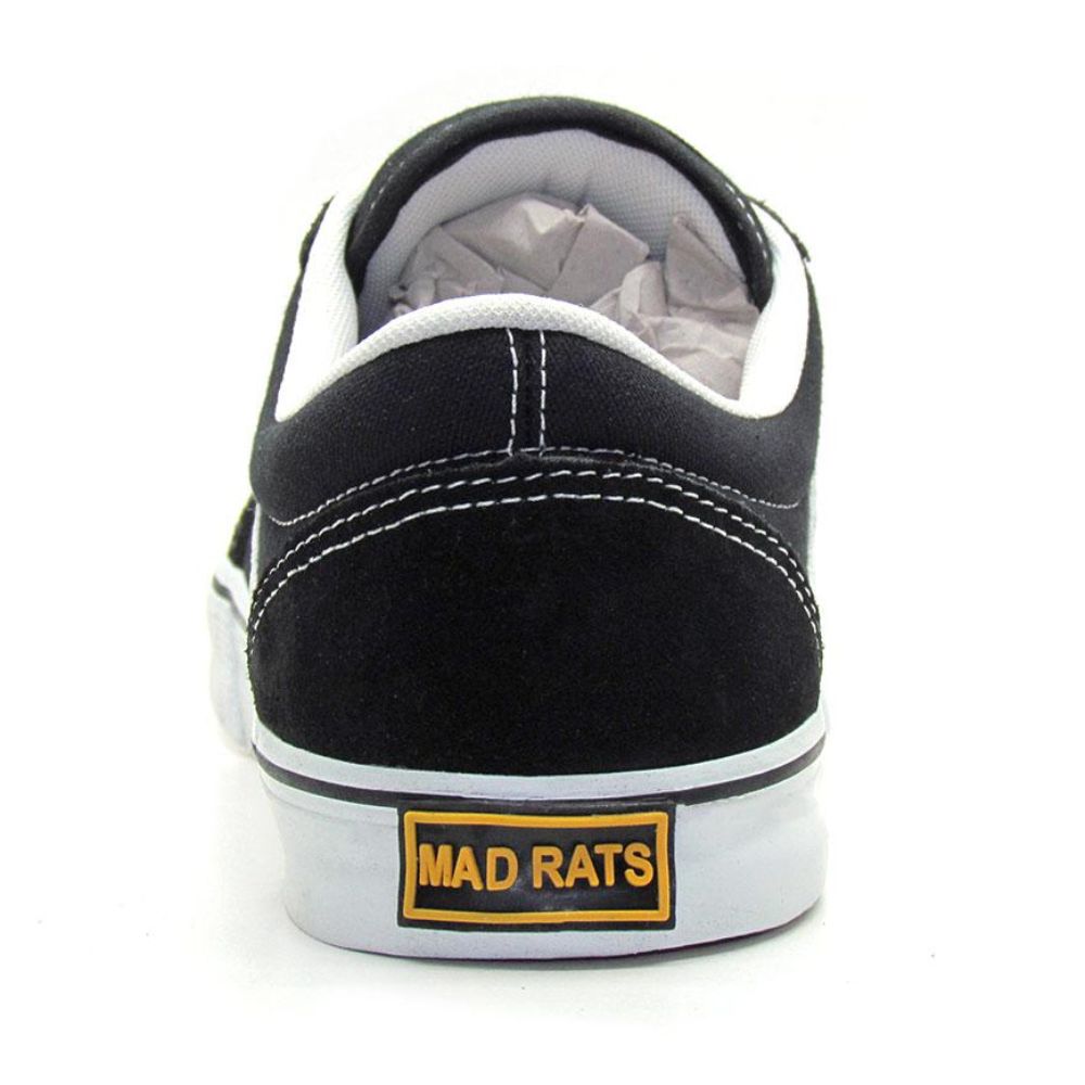 Tênis Mad Rats Old School - Preto+Branco