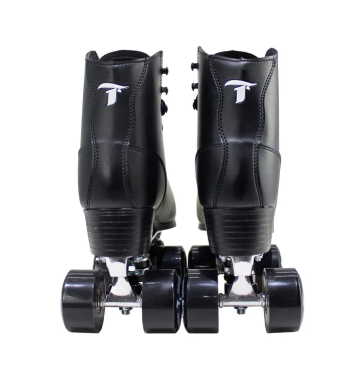 Patins Quad Traxart Klassic 4 Rodas Tradicional Preto Base de alumínio