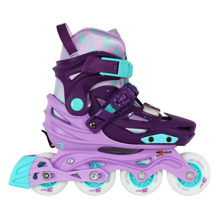 Traxart Children's Skates Adjustable X-Light With LED Abec-9