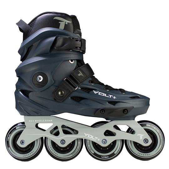 PATINS INLINE FREESTYLE TRAXART VOLT + GRAFITE - 80MM ABEC-9
