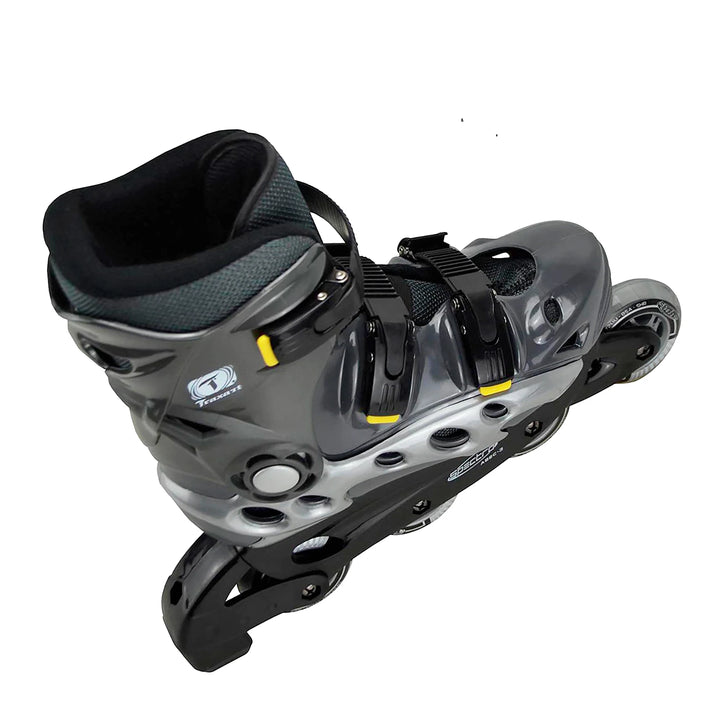 Traxart Spectro Gray Touring Inline Skates 72mm Wheels with Abec-5