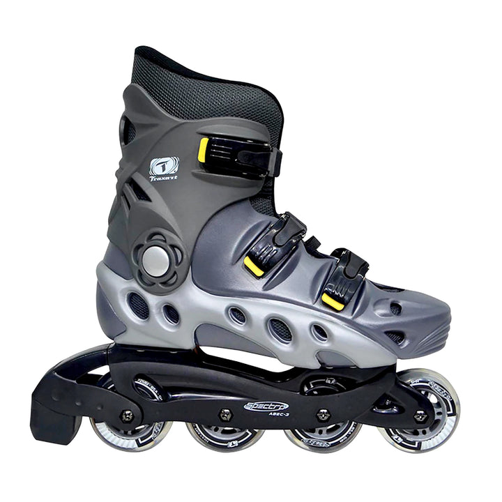 Traxart Spectro Gray Touring Inline Skates 72mm Wheels with Abec-5