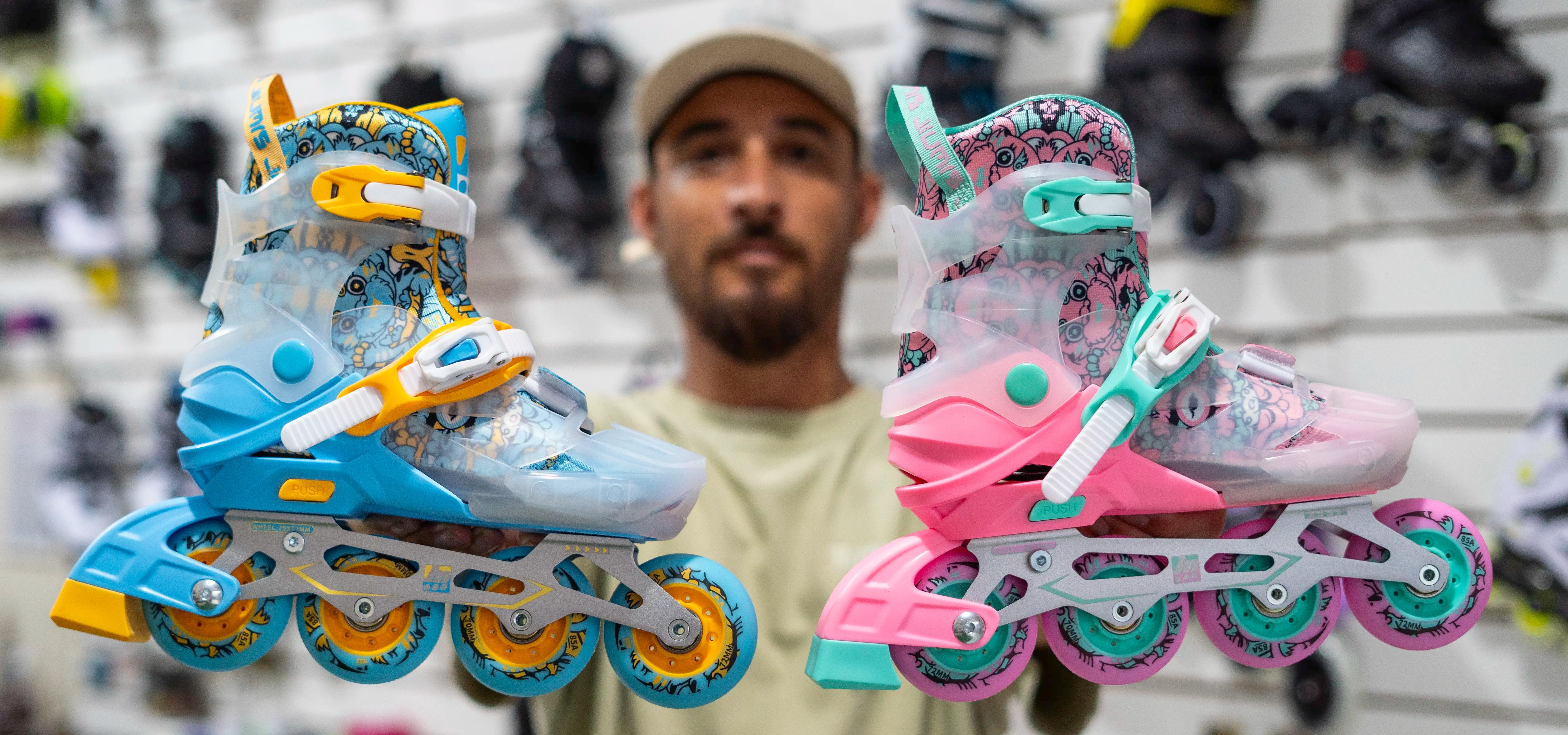 Patins Infantil Ajustável Jiumis: segurança, conforto e diversão para crianças