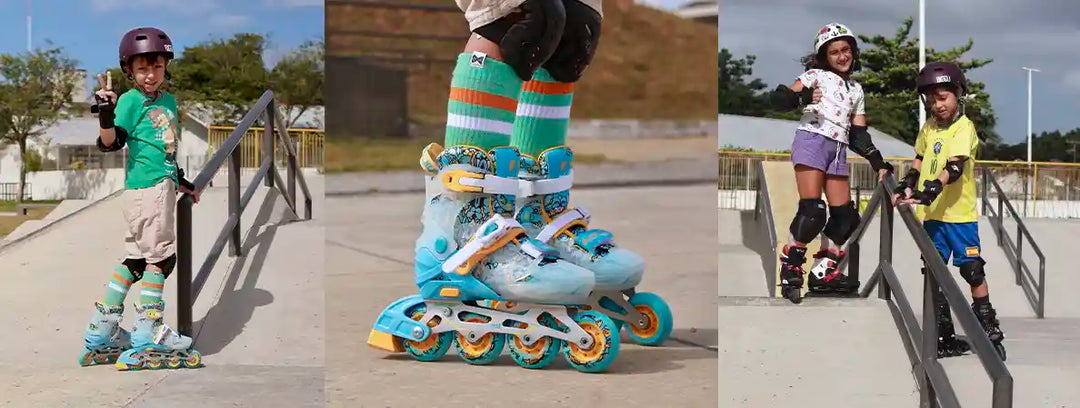 Patins é brincadeira, mas não é brinquedo