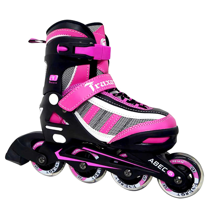 Patins Infantil Ajustavel Traxart Energy Rosa