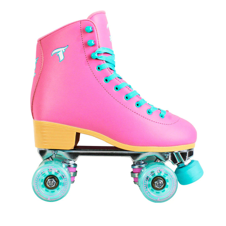 Patines cuádruples Traxart Foxxy rosa - 58 mm x 32 mm Abec-5