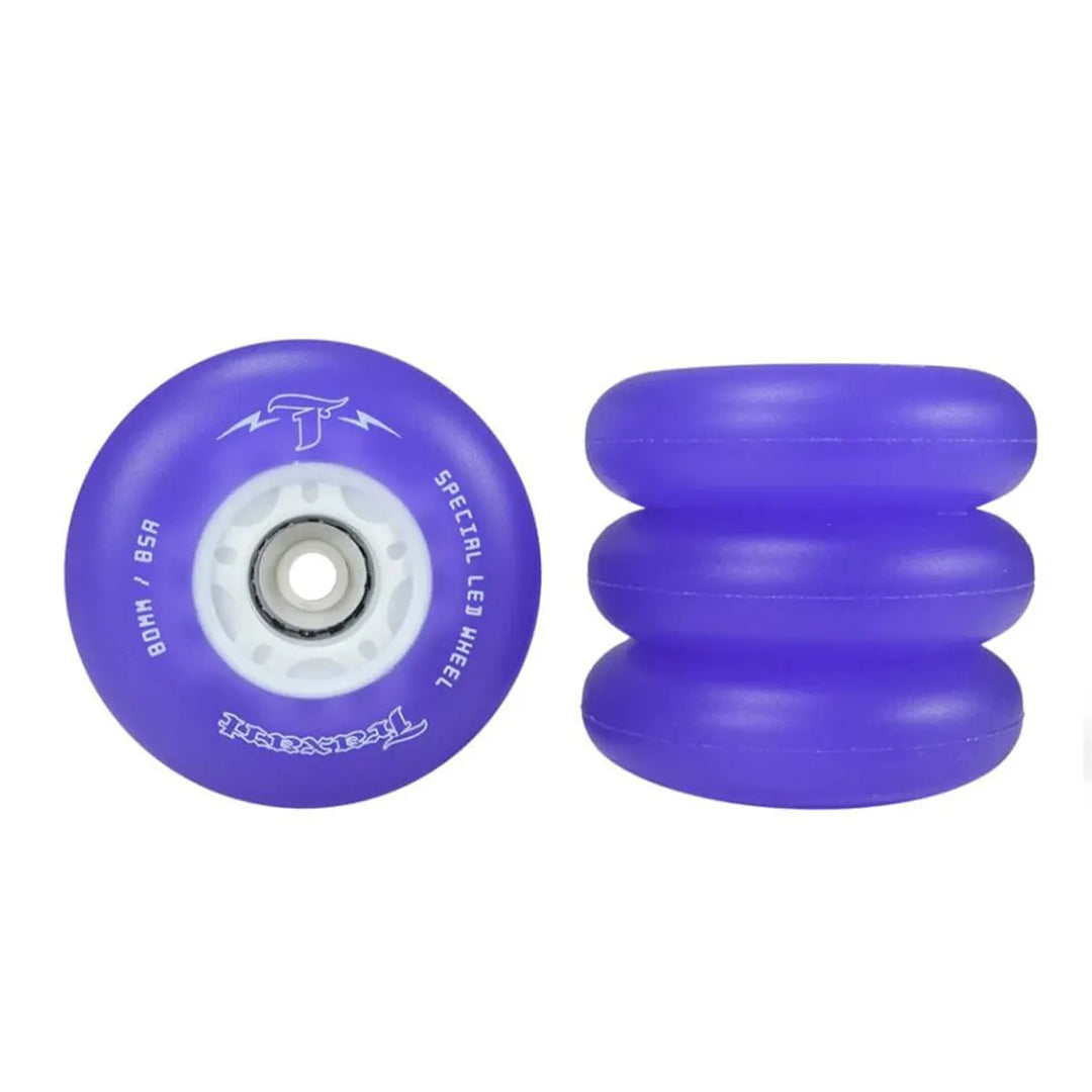 4 Traxart 80mm 83A Led Wheels