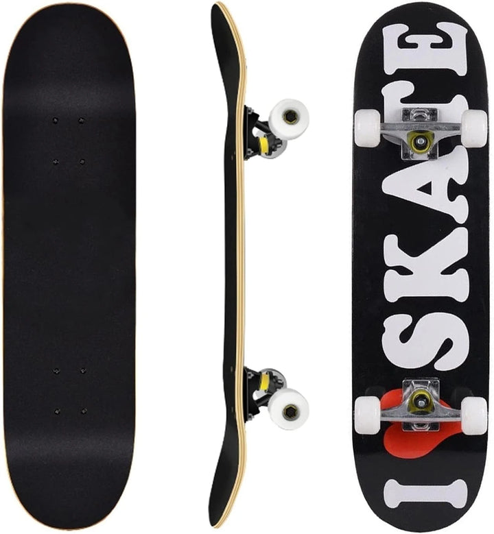 Skate Iniciante Infantil I Love Skate 50kg Abec-7