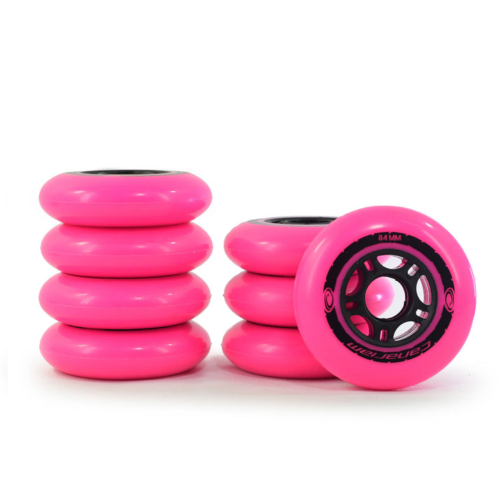 8 Canariam Matte Wheels 84mm 85a Colors Professional Urban Skates