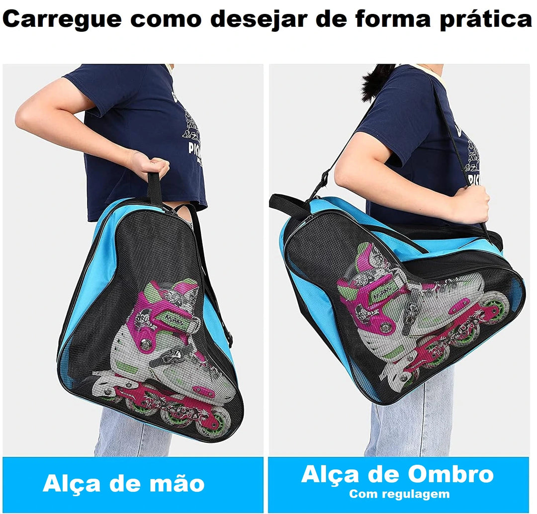 Carrying Bag for Inline Skates and Quad Go Roller Black