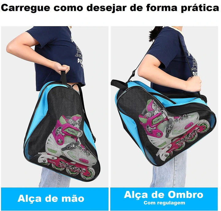 Carrying Bag for Inline Skates and Quad Go Roller Black