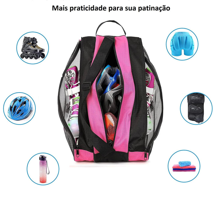 Carrying Bag for Inline Skates and Quad Go Roller Black