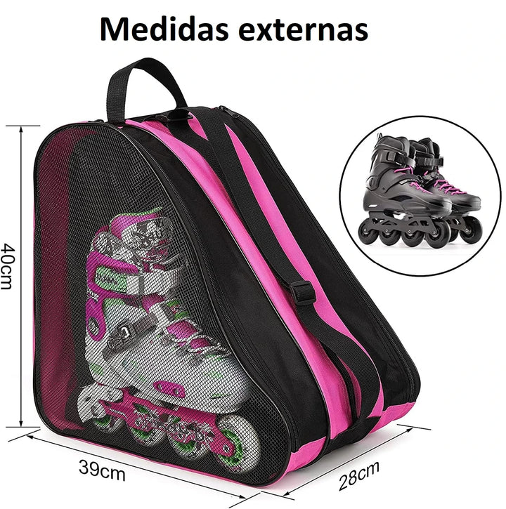 Carrying Bag for Inline Skates and Quad Go Roller Black