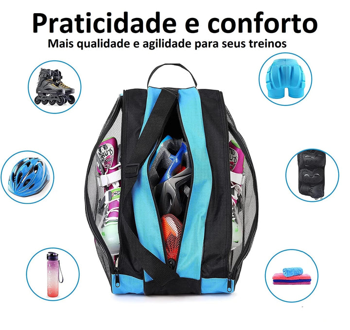 Carrying Bag for Inline Skates and Quad Go Roller Black