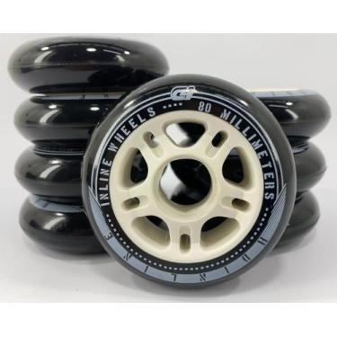 Set of 4 Wheels Hd Inline 80mm 85a Tires Technology