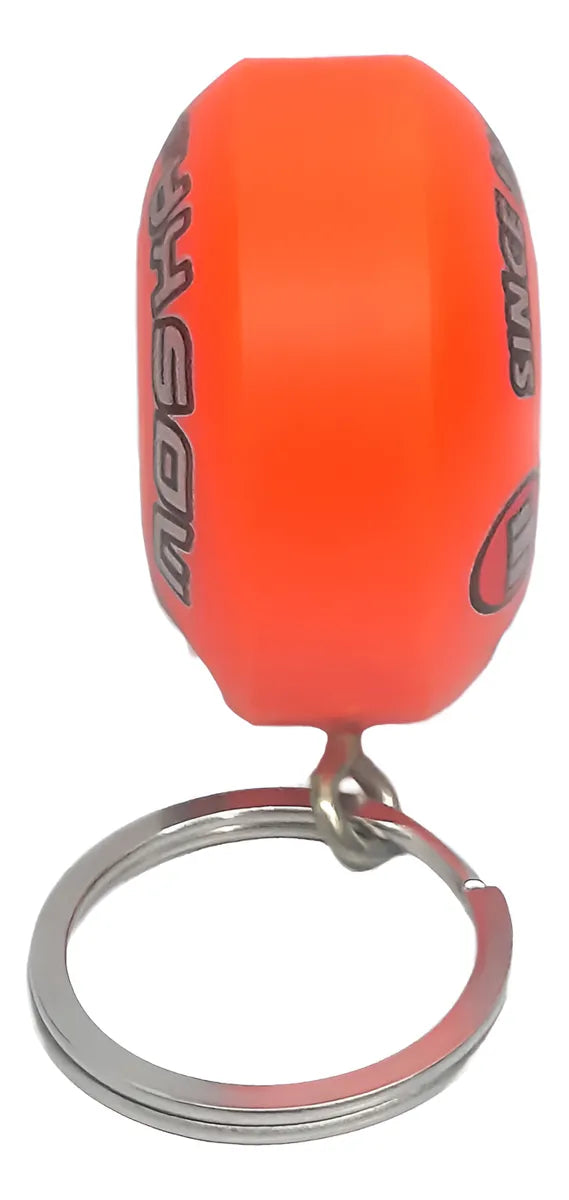 Porta Rolamento Chaveiro Roda Skate Moska 608zz 22x7mm Cores