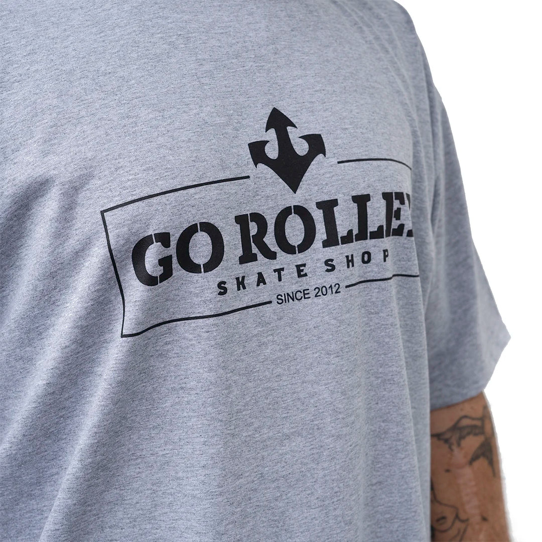 Camiseta Go Roller Cinza