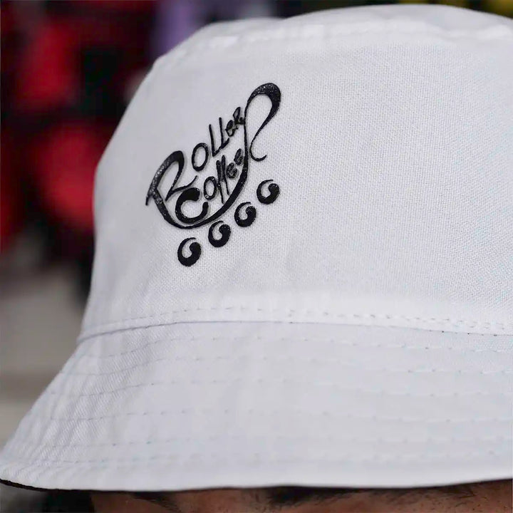 Chapéu tipo Bucket tamanho único Duas Faces Roller Coffee Logotipo
