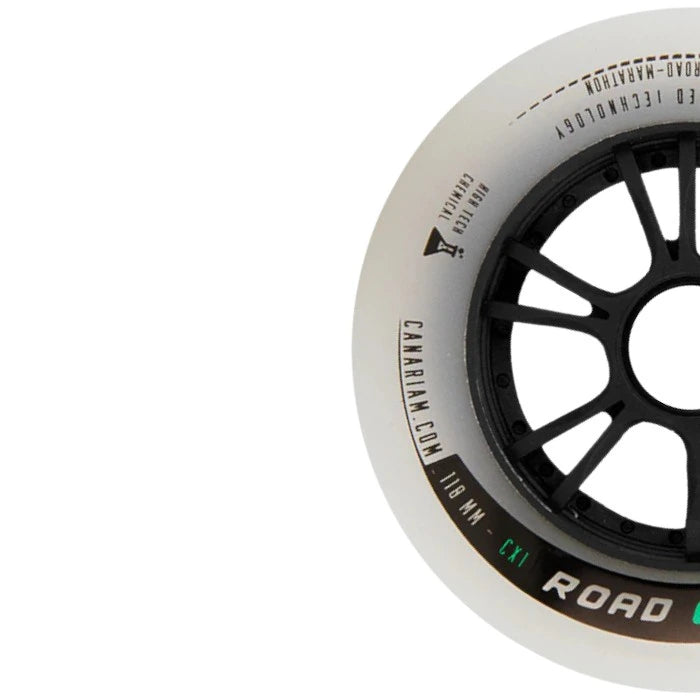 Rodas Canariam Road One Cinza 110mm/85a CX1 6 Unidades