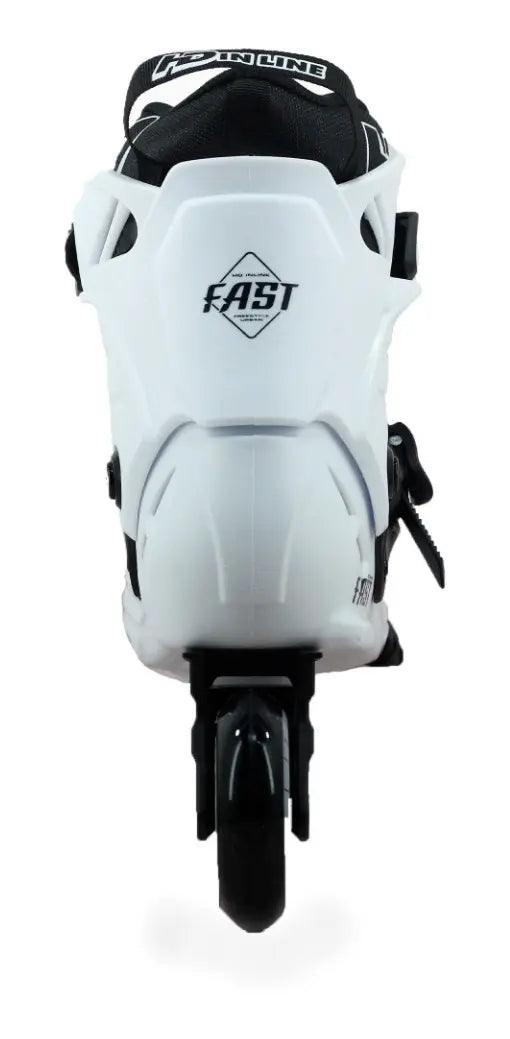 Patins HD Inline Fast Branco 80mm 85a Abec-7 Tamanho 35