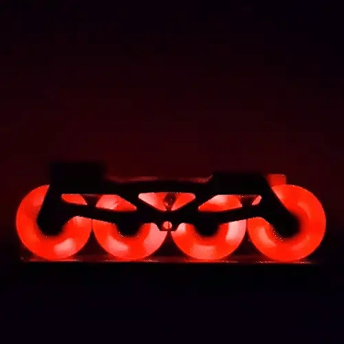 Rodas Led Special Multicolor RGB 80mm 85A 4un